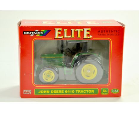 Britains 1/32 Farm issue comprising Elite Series John Deere 6410 Tractor. Appears very good to excellent, in very good box. &