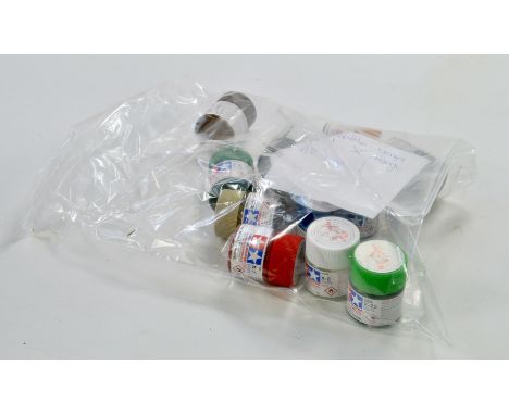 An assortment of high quality Tamiya unused model making - finishing - weathering paints. Various.  Note: We are always happy