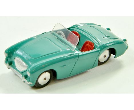 Corgi No. 300 Austin Healey Sports Car in teal green. Some specks of wear in places. Otherwise very good to excellent.  Note: