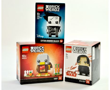 Lego Trio of Brick Head issues. All unopened.  Note: We are always happy to provide additional images for any lot listed in a