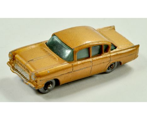 Matchbox Regular Wheels No. 22b Vauxhall Cresta.Issue has metallic light gold body with red tail lights, tinted windows, blac