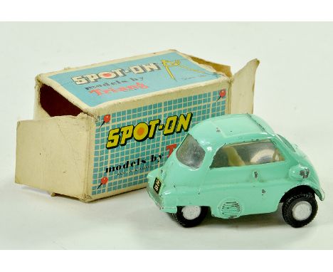 Spot-On No. 118 BMW Isetta Bubble Car in light blue. Good, with notable wear in fair box. Note: We are always happy to provid