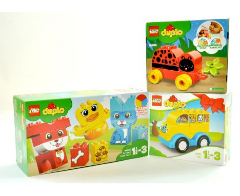 Lego Duplo Trio of unopened sets.  Note: We are always happy to provide additional images for any lot listed in addition to e