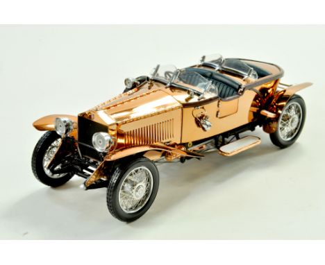 Franklin Mint 1/24 high detail Rolls Royce Silver Ghost Copper Body. Generally very good with some minor display wear.  Note: