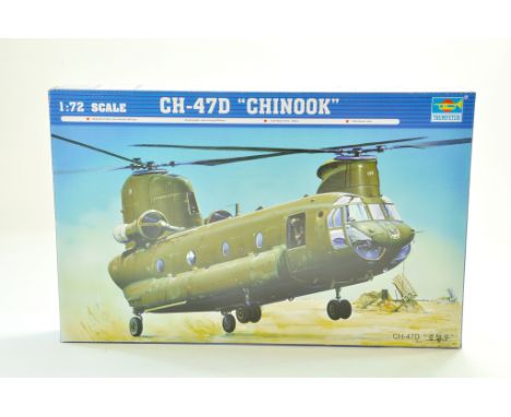 Trumpeter 1/72 Plastic Model Aircraft Kit comprising CH-47D Chinook. Ex Trade Stock, verified complete. Note: We are always h