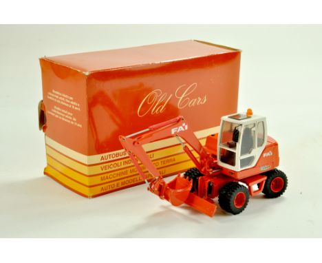 Old Cars 1/35 diecast FAI Wheel Excavator. Hard to find model is excellent with original box.  &nbsp;Note: We are always happ