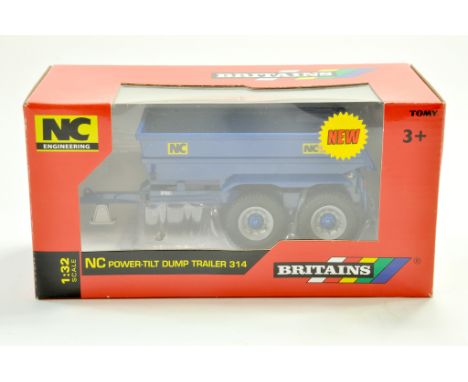 Britains 1/32 Farm issue comprising NC Power Tilt Dump Trailer. Excellent and secured in box.  Note: We are always happy to p