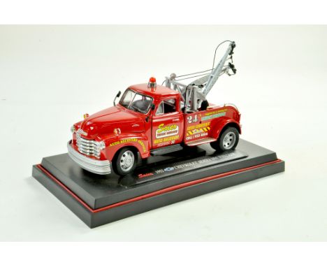Saico 1/24 diecast truck issue comprising Chevrolet Recovery Truck. High detail appears very good.  Note: We are always happy