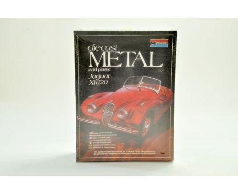 Monogram 1/24 Diecast Model Kit comprising Jaguar XK120. Sealed. Complete. Note: We are always happy to provide additional im