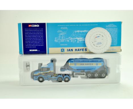 Corgi 1/50 Diecast Truck issue comprising No. CC12801 Scania T Cab Feldbinder Tanker in the livery of Ian Hayes. Excellent wi