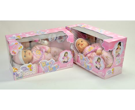 Duo of Baby Chou Chou Dolls. As New.  Note: We are always happy to provide additional images for any lot listed in addition t