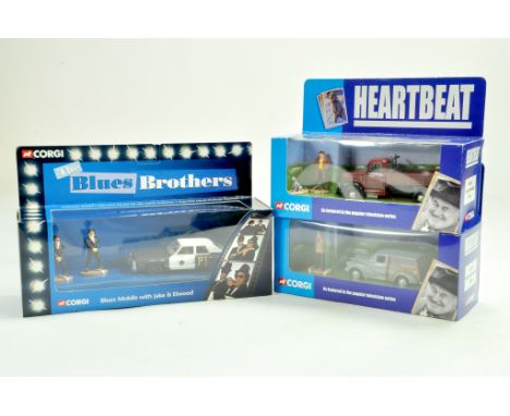 Corgi TV Related Modern Diecast issues comprising Heartbeat and Blues Brothers. Excellent in boxes. Note: We are always happy