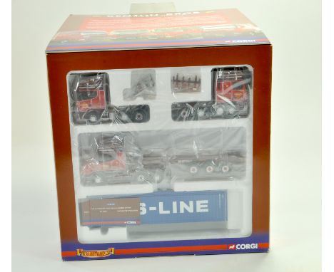 Corgi Diecast Truck issue comprising No. CC99173 Benton Brothers Set. Appears Excellent with Box.  &nbsp;Note: We are always 