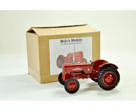 Malc's Models 1/16 Farm issue comprising Hand built IH McCormick B250 Tractor. Impressive model. Excellent, with original box