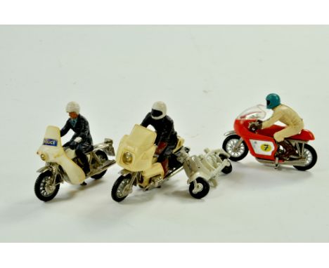 Trio of Britains Motorcycle issues plus Lambretta Scooter. Fair to Good.  Note: We are always happy to provide additional ima