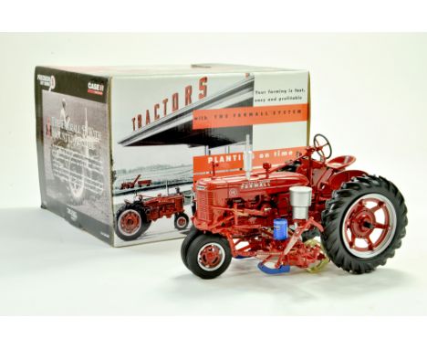 Ertl 1/16 Farm Issue comprising International Farmall H Tractor with Mounted Planter. Precision Key Series. Outstanding Model