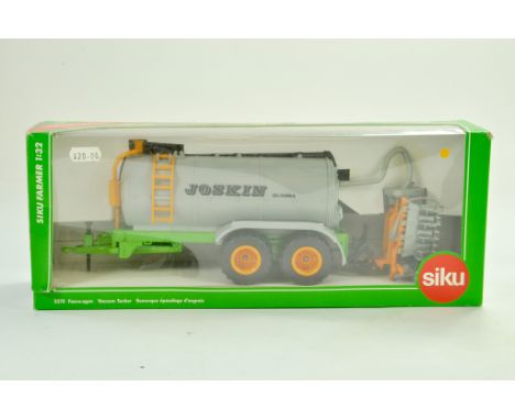Siku 1/32 Farm issue comprising Joskin Vacuum Tanker. Excellent, never removed from box.  Note: We are always happy to provid
