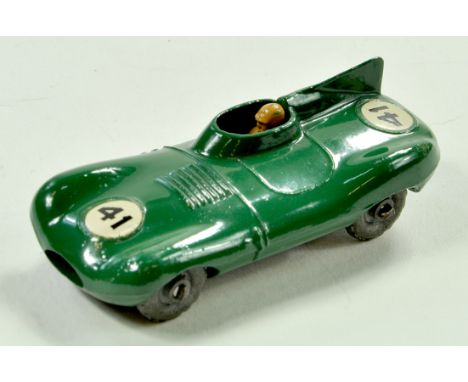 Matchbox Regular Wheels No. 41a Jaguar Type D. Issue is green. Metal wheels. Generally very good to excellent, little or no s