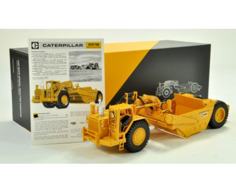 CCM Classic Construction Models 1/48 High Detail Diecast CAT 651B Wheel Tractor Scraper. Generally Excellent in box. Superb m