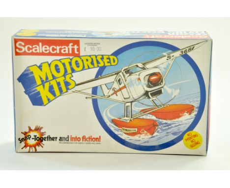 Scalecraft Motorised plastic model kit comprising Flying Doctor Sea Plane. Complete.  Note: We are always happy to provide ad