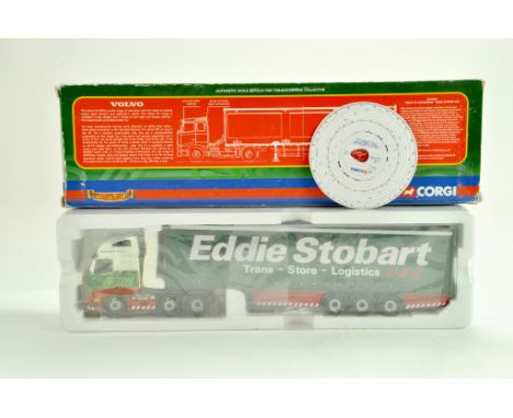 Corgi Diecast Truck issue comprising No.CC14002 Volvo FH Curtainside in the livery of Eddie Stobart. Appears very good to exc