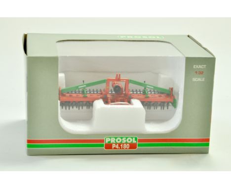 Universal Hobbies 1/32 Farm issue comprising Prosol P4.180 Rotary Harrow. Excellent and secured in box. Note: We are always h