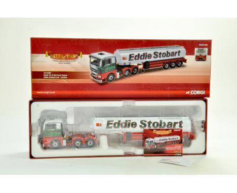 Corgi 1/50 diecast truck issue comprising No. CC15207 MAN TG-X Fuel Tanker in the livery of Eddie Stobart. Excellent in box. 