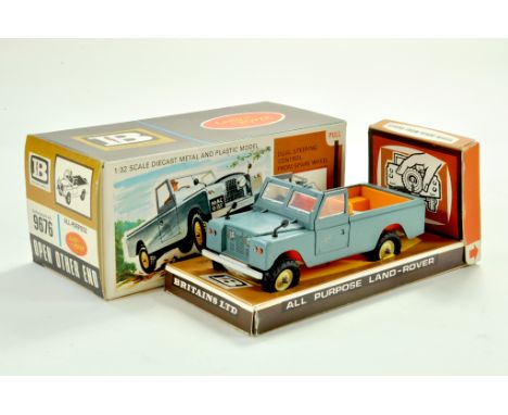 Britains 1/32 Farm issue comprising No. 9676 Farm Land Rover LWB. Appears very good, in very good box. &nbsp;Note: We are alw