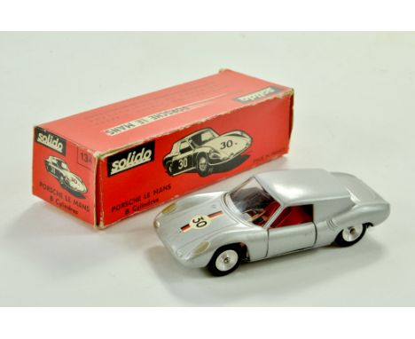 Solido 1/43 No. 134 Porsche Le Mans. Excellent with box. Note: We are always happy to provide additional images for any lot l