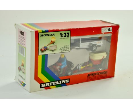 Britains 1/32 Farm Issue comprising No. 9431 Honda ATV Set. Generally excellent in good to very good box.  Note: We are alway