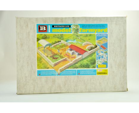 Britains 1/32 Farm Issue comprising No. 4711 Model Farmyard Playbase. Appears excellent in excellent box. Note: We are always