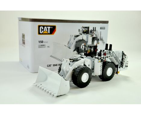 Diecast Masters 1/50 diecast construction issue comprising CAT 994K Wheel Loader in White. Superb piece is excellent with ori