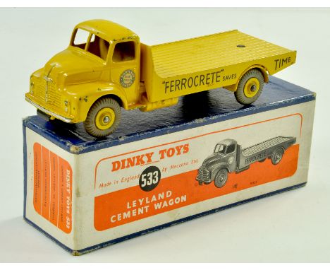 Dinky No. 533 Leyland Cement Wagon. Original example is generally very good with some minor age related wear in very good to 