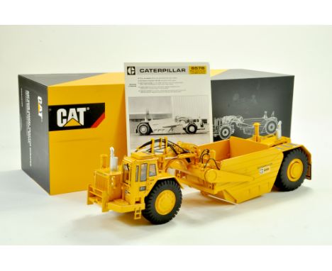 Classic Construction Models 1/48 diecast construction issue comprising CAT 657B Wheel Tractor Scraper with Coal Bowl. Limited