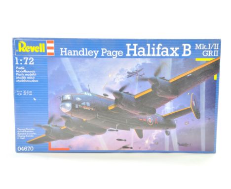 Revell 1/72 Plastic Model Aircraft Kit comprising Handley Page Halifax B. Ex Trade Stock, verified complete. Note: We are alw