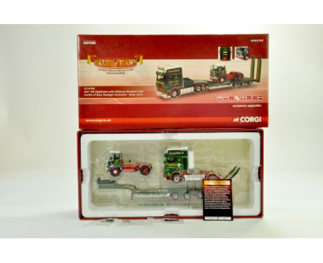 Corgi 1/50 diecast truck issue comprising No. CC14109 DAF 105 Stepframe Trailer with Atkinson Borderer Load in the livery of 