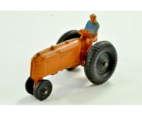 Auburn Rubber Vintage issue Tractor with Driver Figure. Less Common issue is good, with expected age related wear. Note: We a