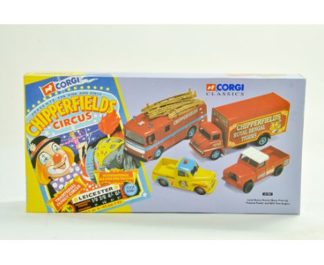 Corgi Diecast Chipperfield Circus Modern issue comprising No. 31703 Multi-vehicle set. never removed from box, hence excellen