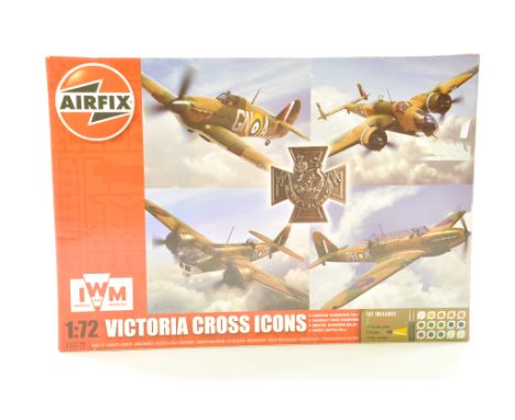 Airfix Vintage 1/72 Plastic Model Aircraft Kit comprising Imperial War Musuem Victoria Cross Icons - Set includes 4 Kits. Ex 