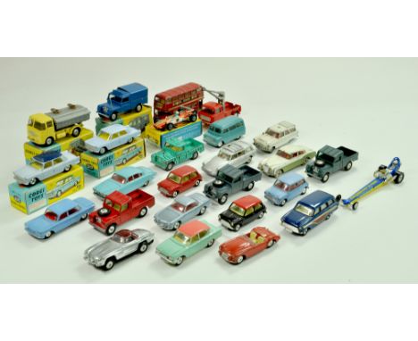 Interesting Corgi Diecast group, various issues including some boxed items (boxes fair only). Generally good to very good, so