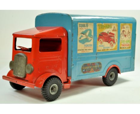 Triang 200 Series Large Transport Van with Advertising Posters. Appears good to very good, some signs of age wear but general