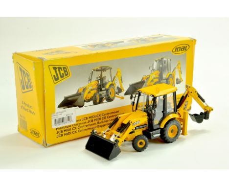 Joal diecast JCB Midi CX Sideshift Backhoe Loader. Becoming harder to find. Generally very good to excellent in box, box has 