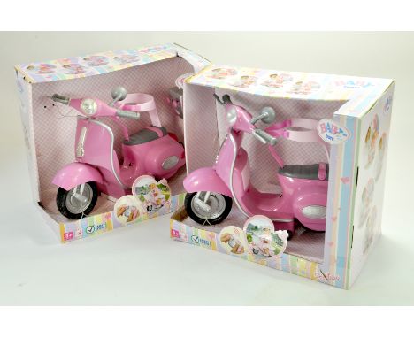 Duo of Baby Born Toy Scooters. As New.  Note: We are always happy to provide additional images for any lot listed in addition