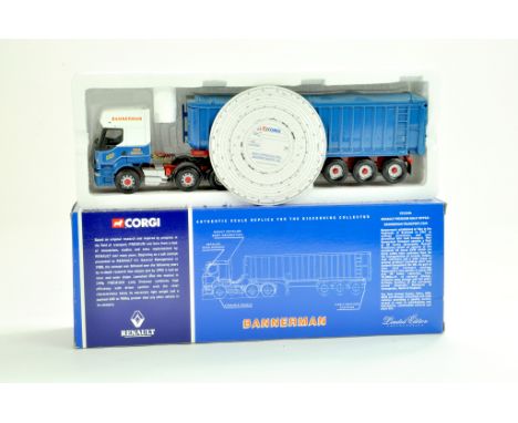 Corgi Diecast Truck issue comprising No. CC12106 Renault Premium Bulk Tipper in the livery of Bannerman. Generally good, some