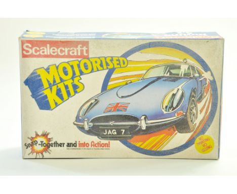 Scalecraft Motorised plastic model kit comprising Jaguar. Complete.  Note: We are always happy to provide additional images f