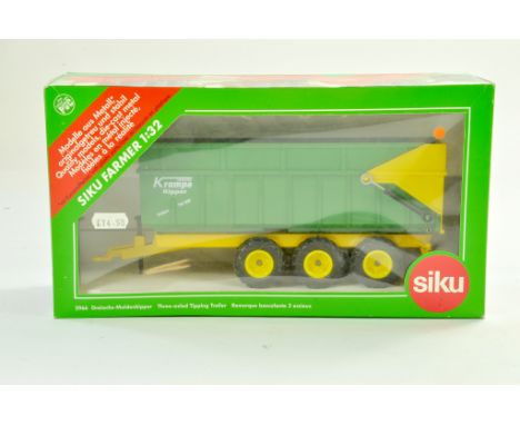 Siku 1/32 Farm issue comprising Krampe Tri-axle Trailer. Excellent, never removed from box.  Note: We are always happy to pro