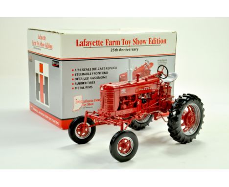 Spec Cast 1/16 Farm issue comprising Farmall 400 Tractor for Lafayette 2003 Show. Stunning Model. Appears excellent with box.