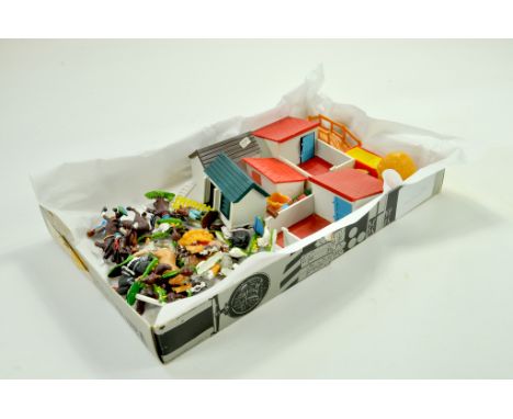 Assorted Britains Farm Buildings and Figures.  &nbsp;Note: We are always happy to provide additional images for any lot liste