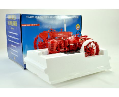 Franklin Mint 1/12 Farmall Model H Steel Wheeled Tractor. Precision Detail! Appears excellent with original box.  &nbsp;Note: