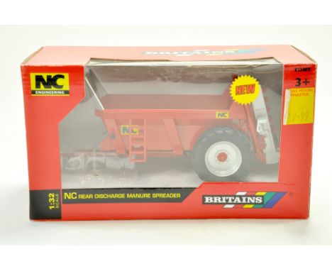 Britains 1/32 Farm issue comprising NC Rear Discharge Manure Spreader. Excellent and secured in box.  Note: We are always hap